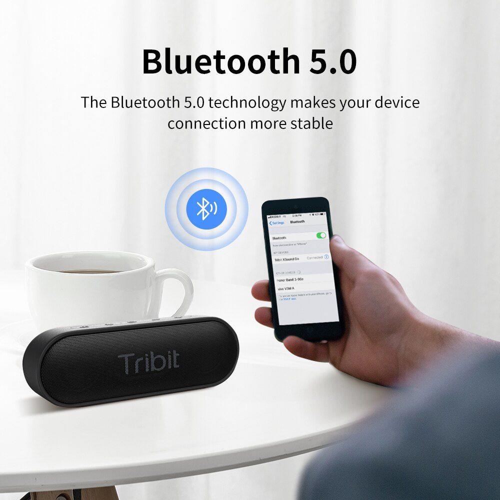 Portable Bluetooth Speaker with 24-Hour Playtime