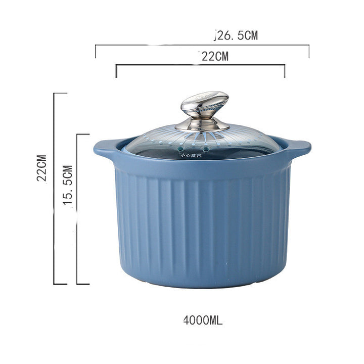 Flame High Temperature Resistant Large Capacity Household Casserole