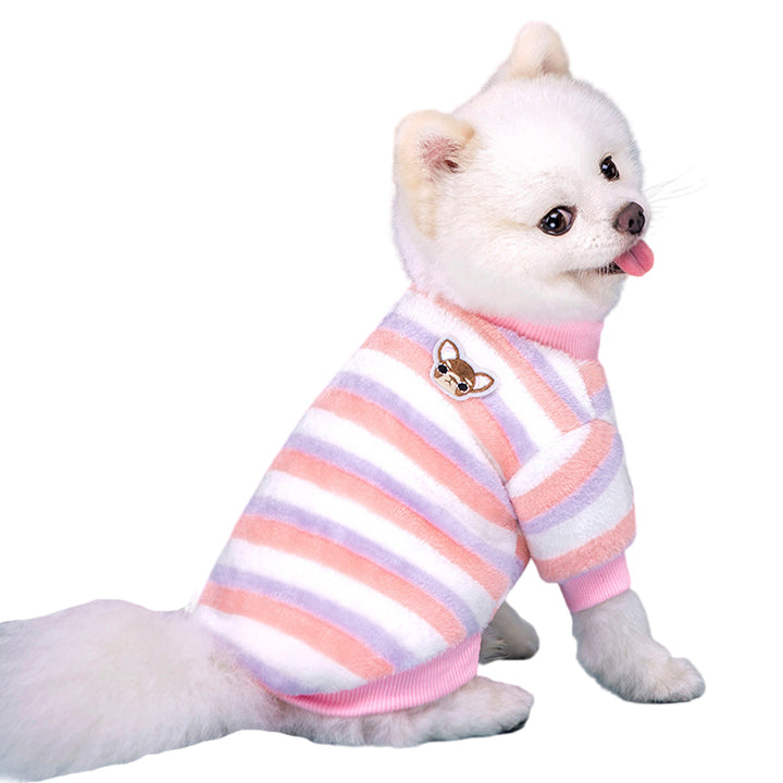 Rainbow Fleece Pet Vest