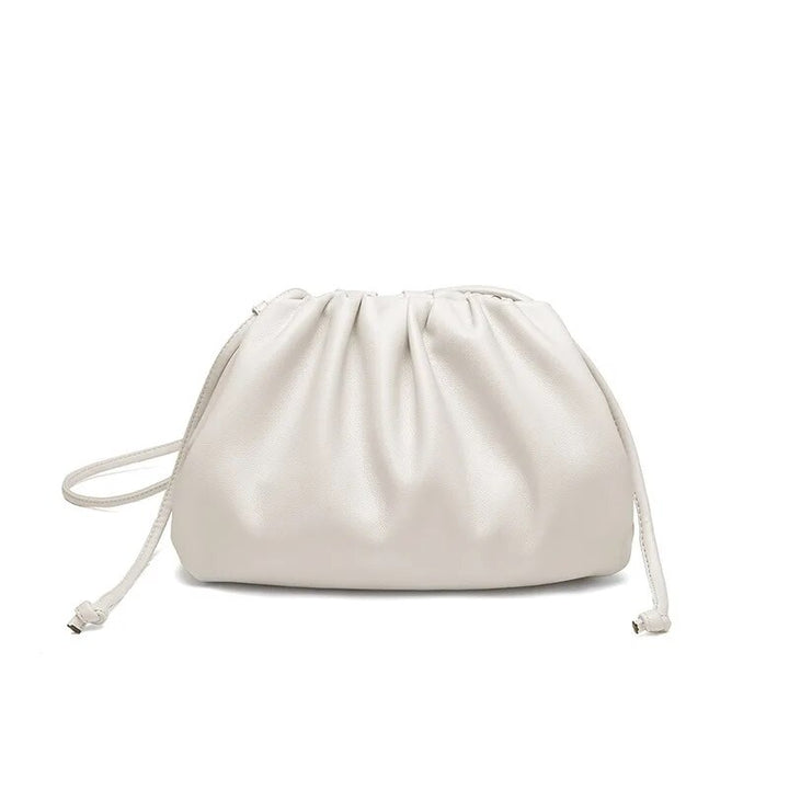 Chic Soft PU Leather Crossbody Bag - Versatile Dumpling Clutch in Four Colors