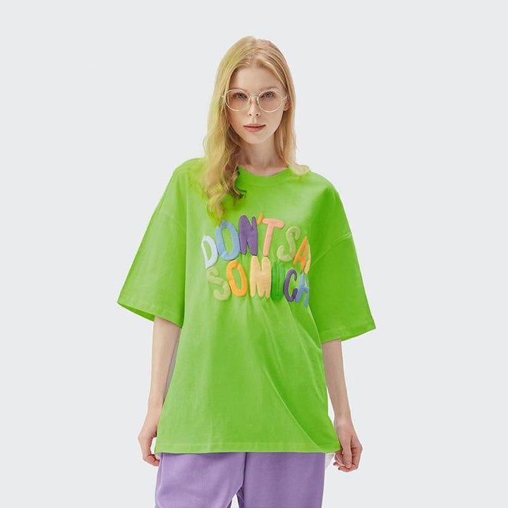 Trendy Oversized Cotton T-Shirt