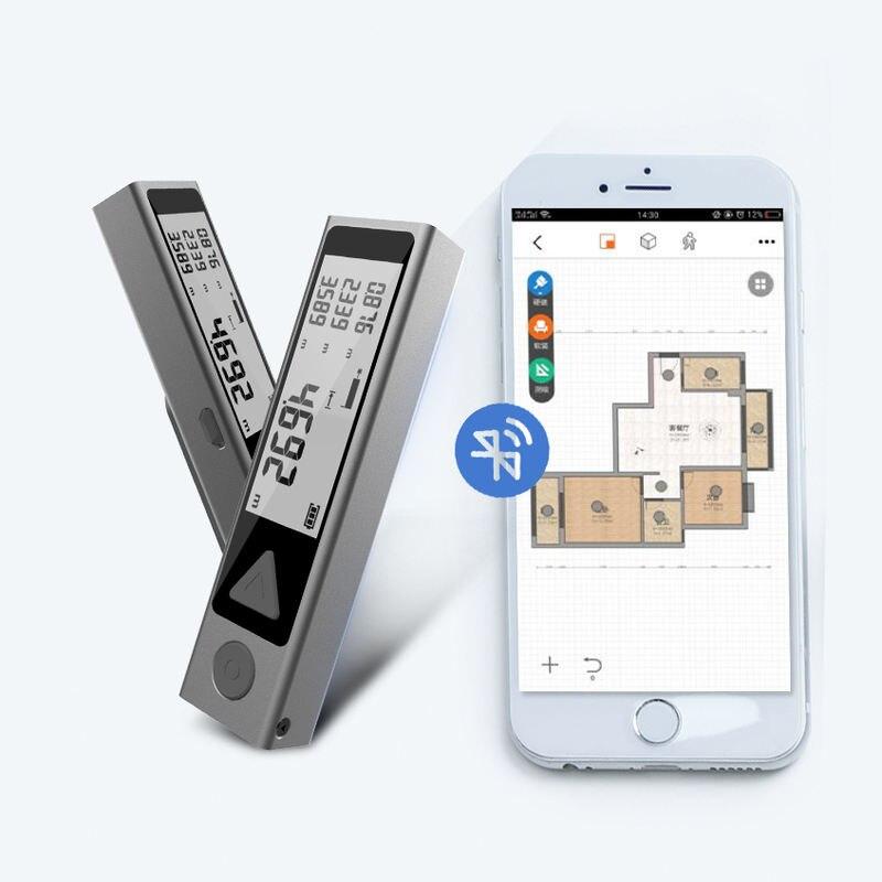 Compact Bluetooth Laser Distance Meter with Advanced Measuring Capabilities