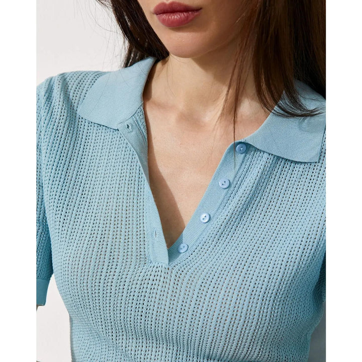 Elegant Summer Polo Shirt for Women