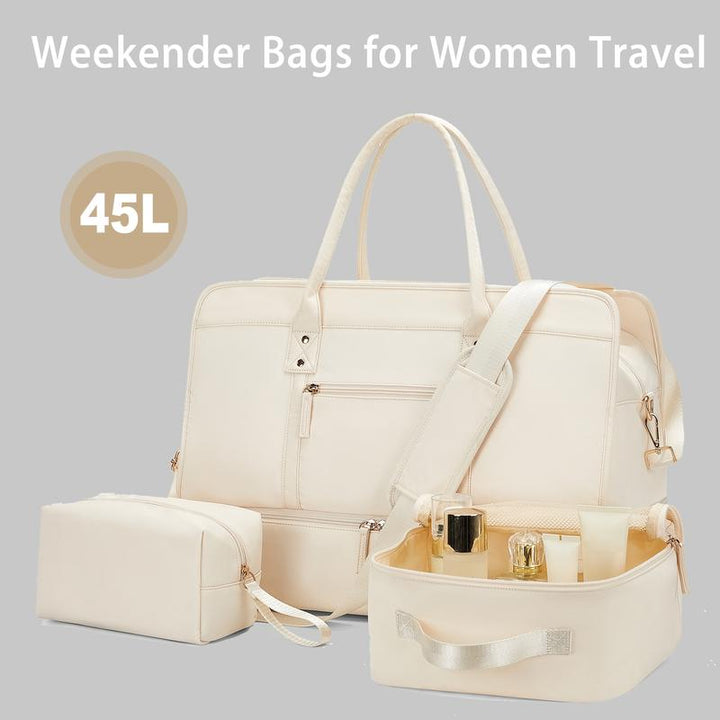 Women's Large Capacity Travel Tote Bag Set