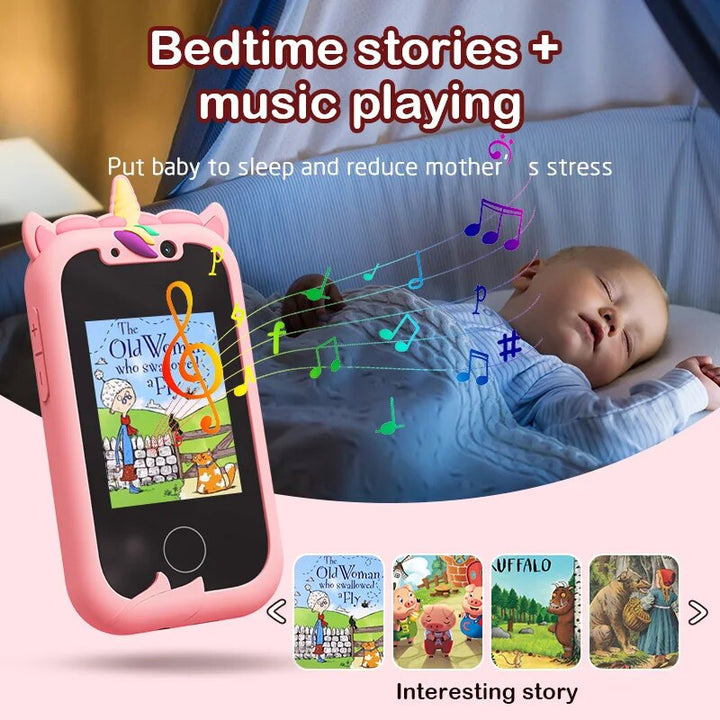 Interactive Touchscreen Kids' Smart Camera Phone with MP3 Player