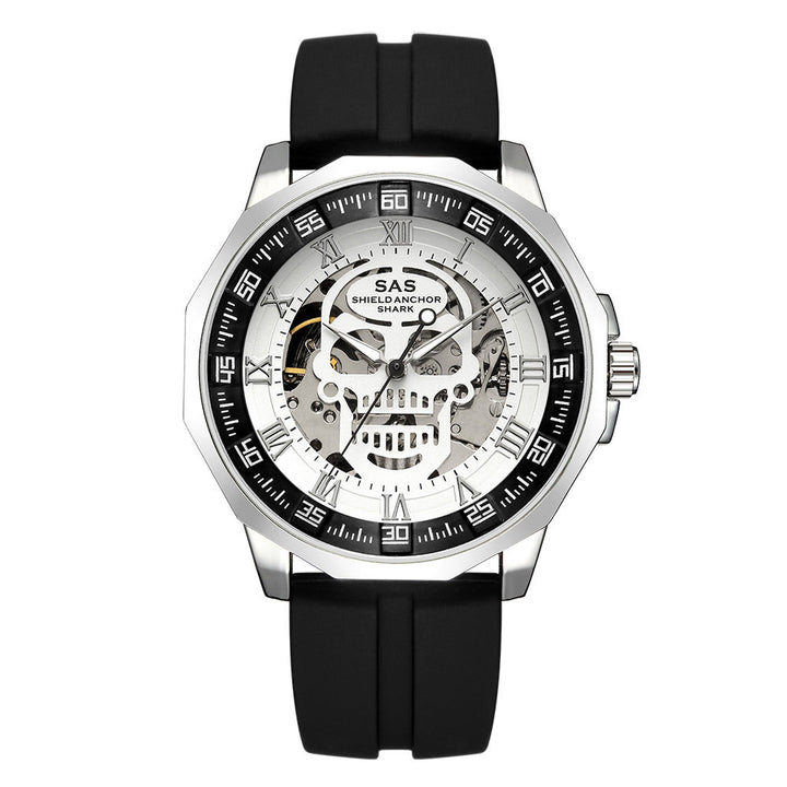 Men's Hollow Mechanical Watch Luxury Steel Belt