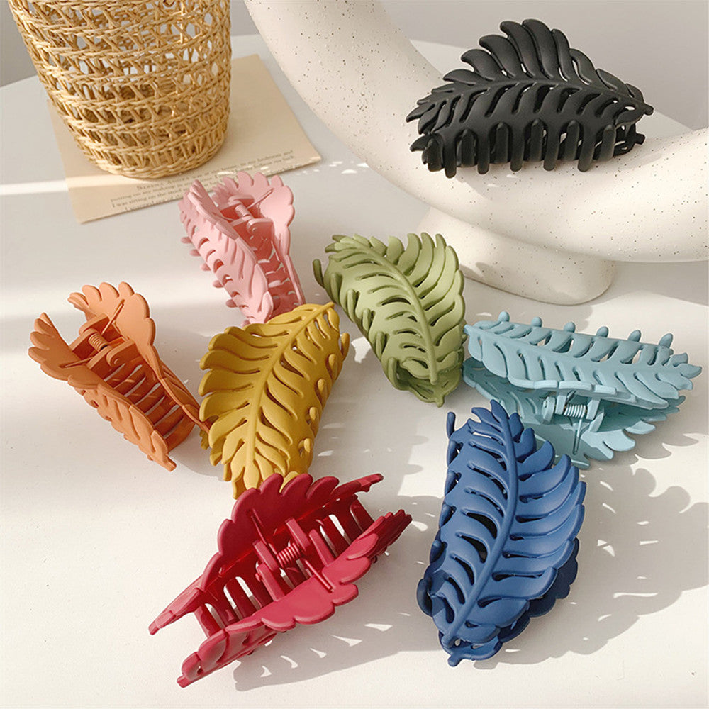 Solid Color Large Claw Hair Clip