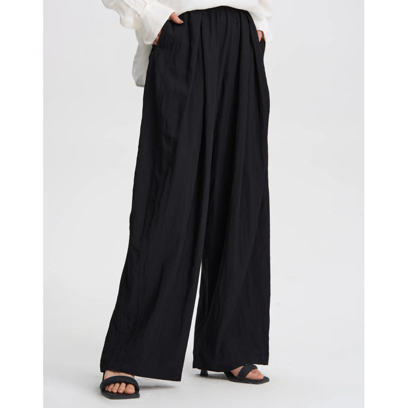 Pleated High Waisted Wide Leg Pants for Women