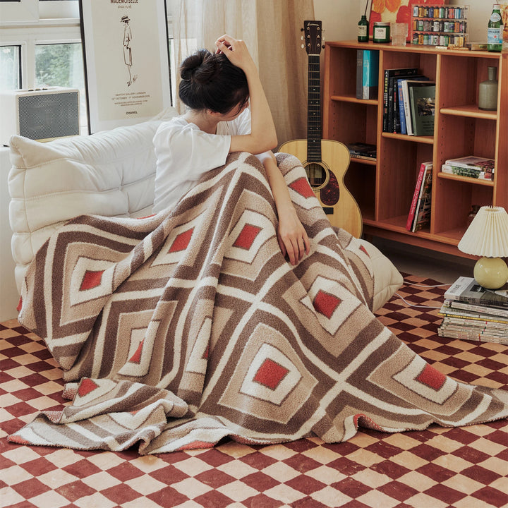 Endless Colorful Plaid Blanket