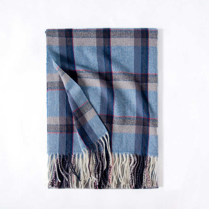 Winter Preppy Plaid Scarf