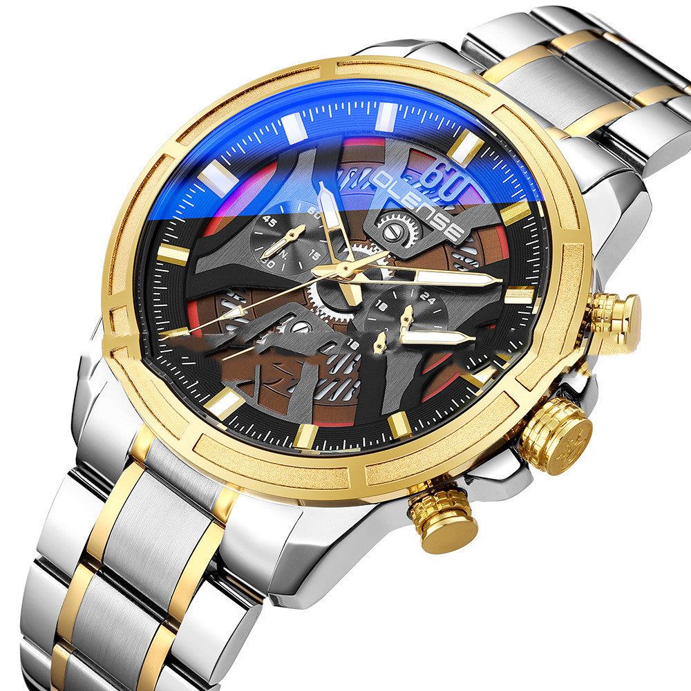 Men's Watch Quartz Multifunction Analog