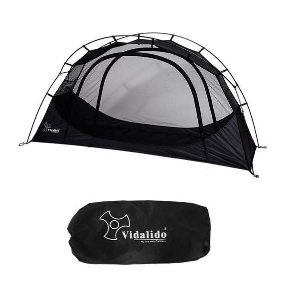 Lightweight Single Person Outdoor Camping Bed Tent with Mosquito Net and Aluminum Poles