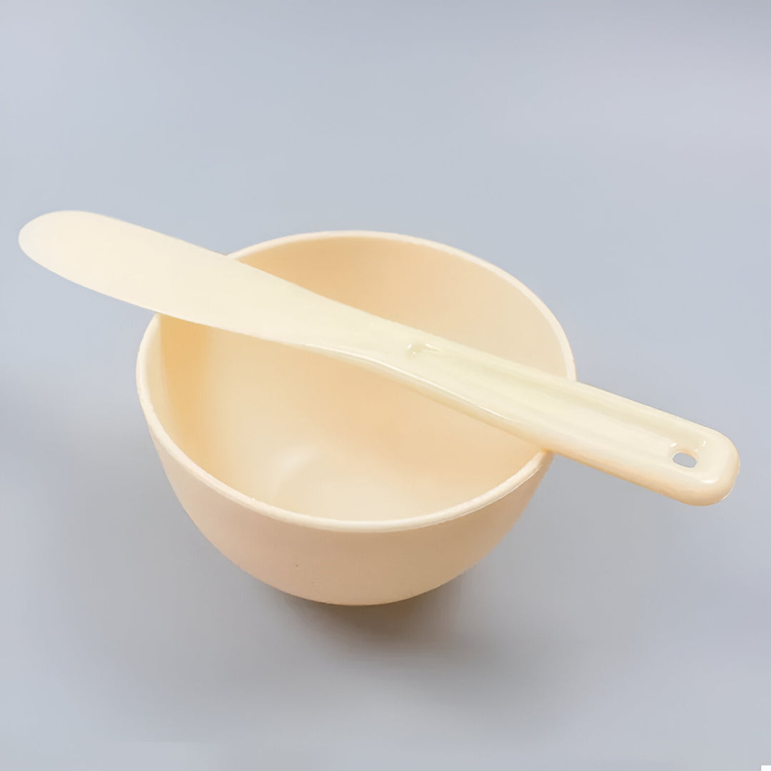 2pcs Silicone Face Mask Mixing Bowl & Spatula Set