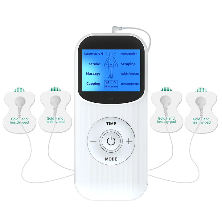 8 Modes 15-Level Intensity Electric TENS EMS Massager for Muscle Pain Relief & Relaxation