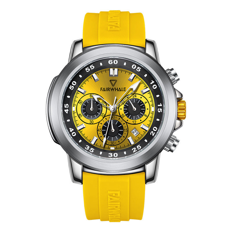 Three Eyes And Six Needles Multifunctional Daytona Watch