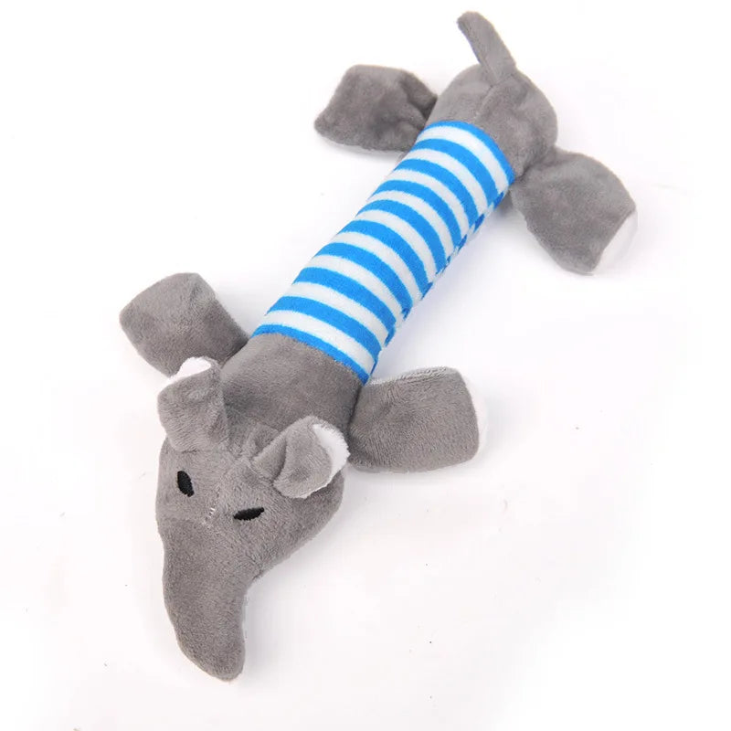 Funny Squeaky Plush Animal Toys for Puppies and Small Dogs