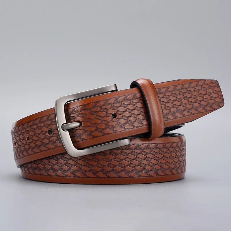 Luxury Vintage Braided Embossed Belt