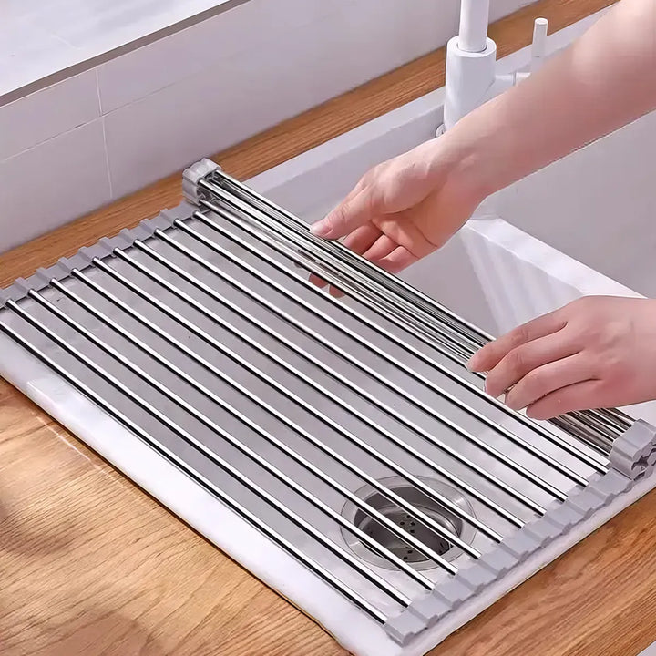 Stainless Steel Sink Draining Rack