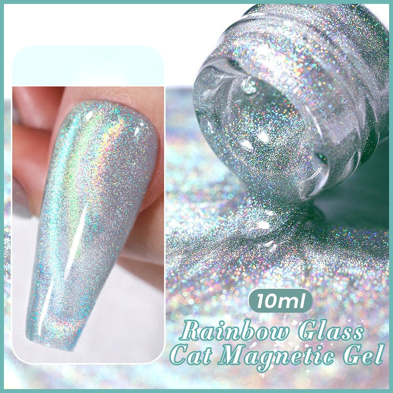 10ML Reflective Moonlight Cat Magnetic Gel Nail Polish