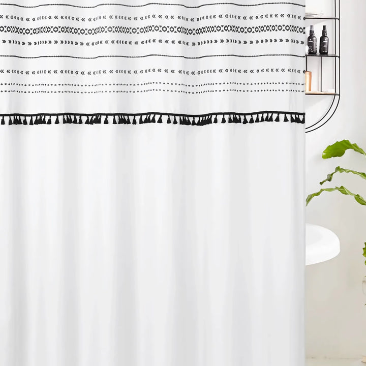 Bohemian Print Waterproof Shower Curtain