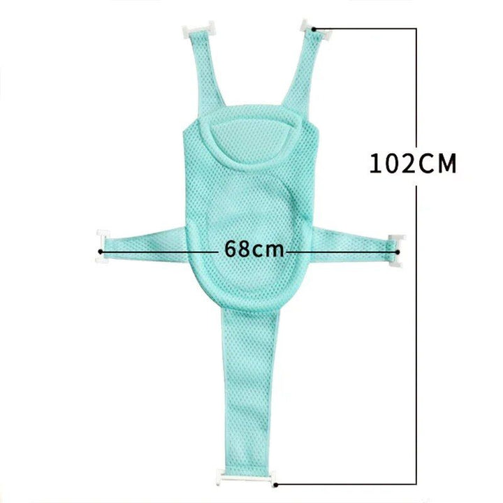 Newborn Adjustable Cross-Shaped Anti-Slip Bath Cushion