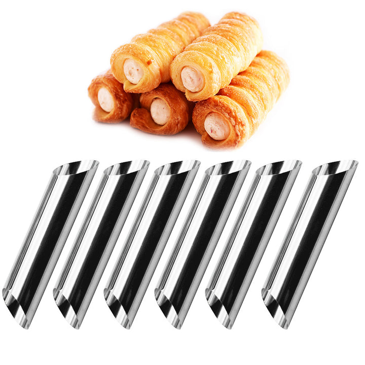 12pcs/set Cannoli Forms Cake Horn Mold