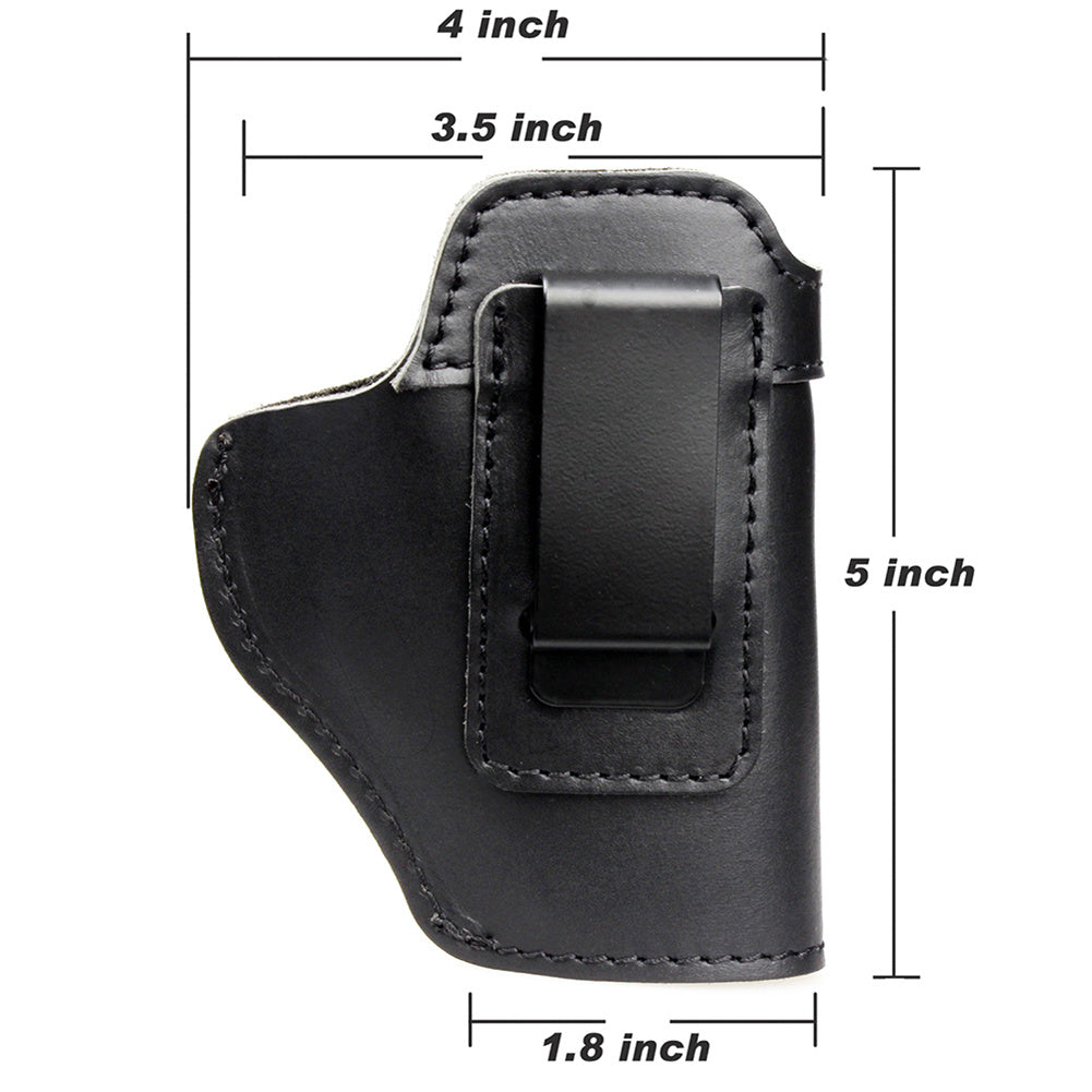 Hidden leather small holster