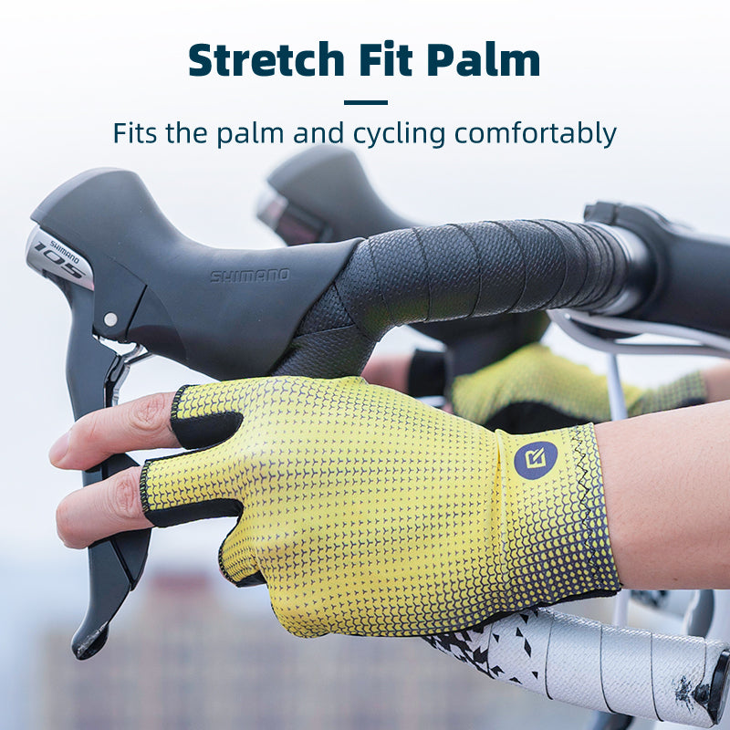 Summer Cycling Gloves - Half-Finger, Breathable, High-Elasticity, Lightweight