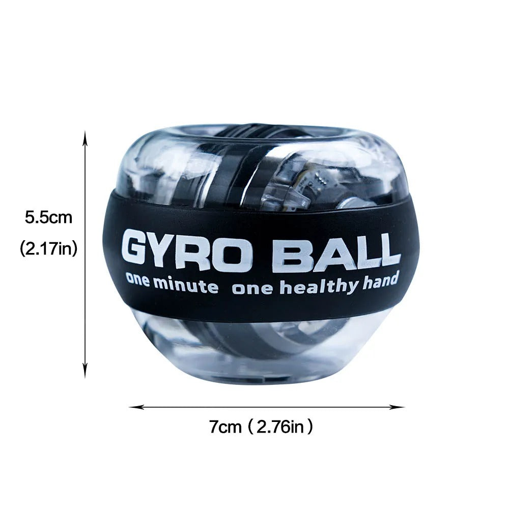 LED Gyro Wrist Trainer Ball: Auto-Start Grip & Fitness Exerciser