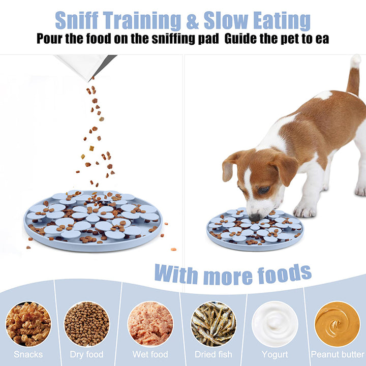 Silicone Pet Slow Feeder and Snuffle Mat