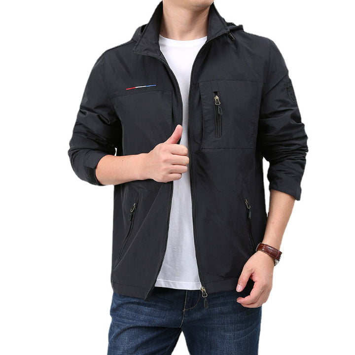 Shell Jacket Men's Casual Fashion Spring And Autumn Outdoor Loose