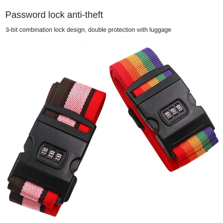 Secure Travel Luggage Strap with Adjustable Password Lock