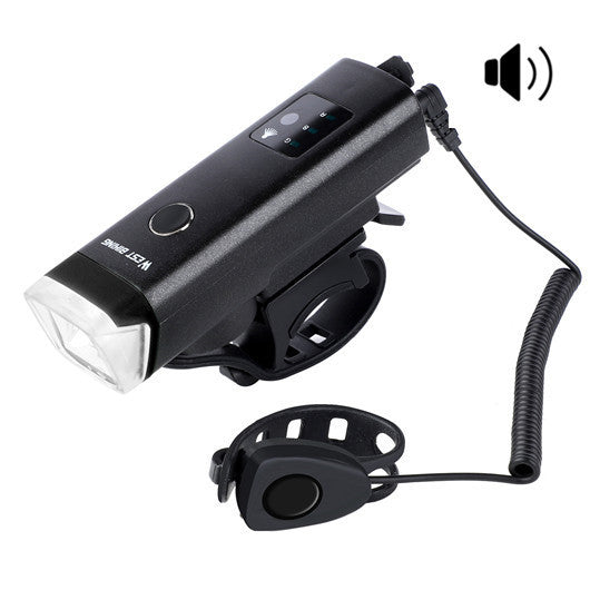 Bicycle headlight sensor light