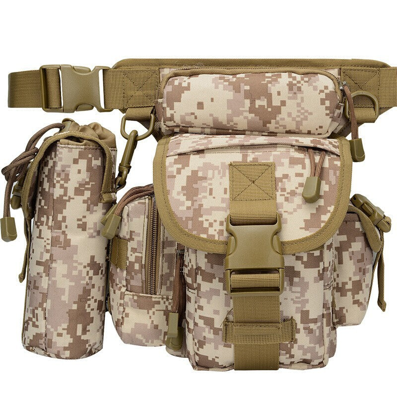 Sports riding camouflage leg bag