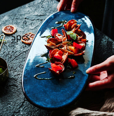 Sushi sashimi plate snack plate flat plate