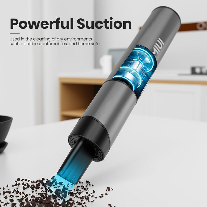 Mini Portable Cordless Vacuum Cleaner with 3 Suction Heads