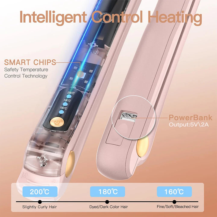 Cordless Hair Straightener and Curler