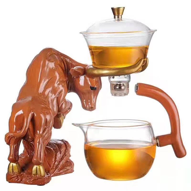 Bullish Soaking High Borosilicate Glass Automatic Tea Set