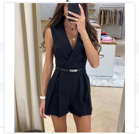 Temperament Commuter Suit Jumpsuit For Women