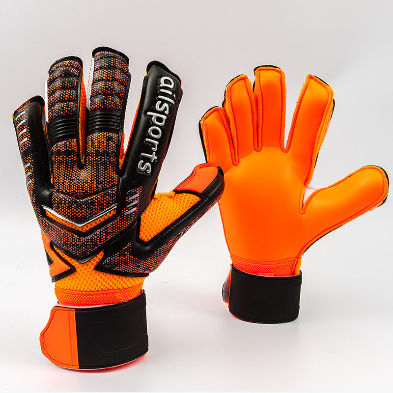 Goalkeeper gloves with fingers