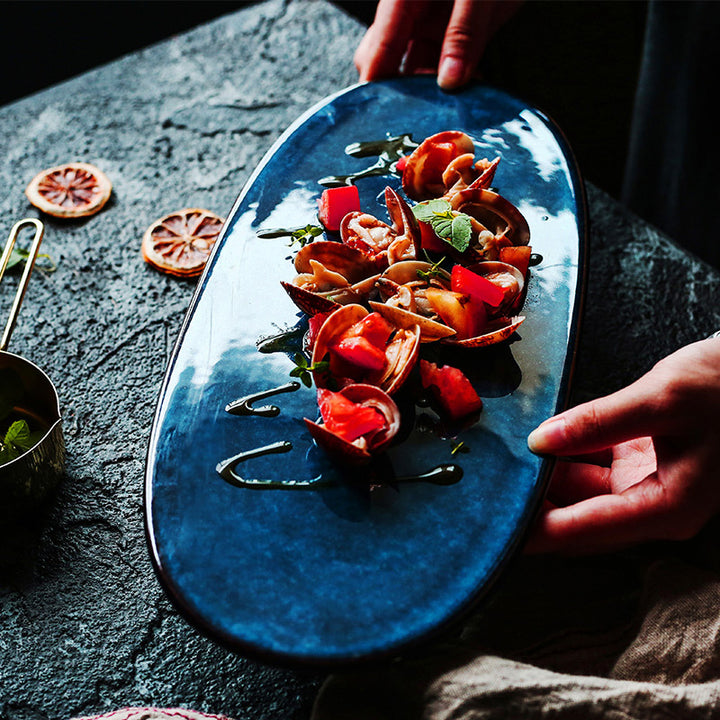 Sushi sashimi plate snack plate flat plate