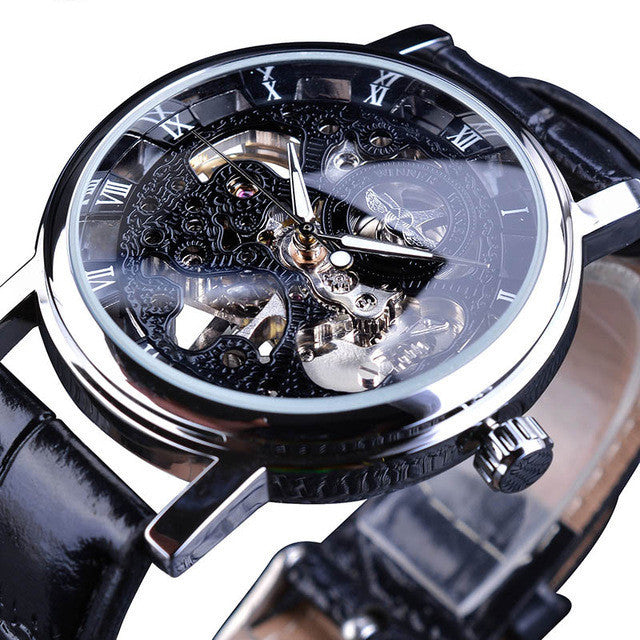 T-Winner Full Hollow Men's And Women's Couple Mechanical Watch