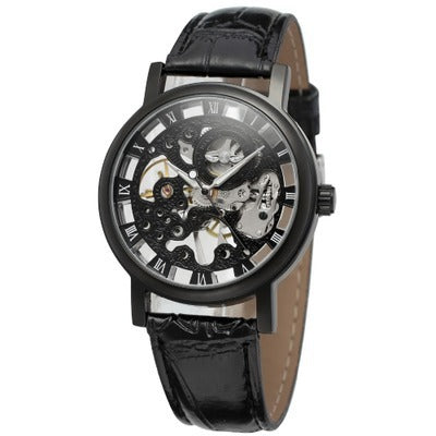 T-Winner Full Hollow Men's And Women's Couple Mechanical Watch