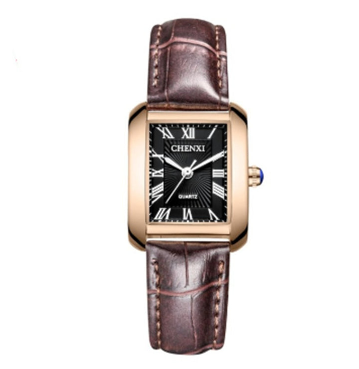 Square Couple Watch Ladies Casual Belt Watch