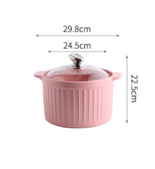 Flame High Temperature Resistant Large Capacity Household Casserole