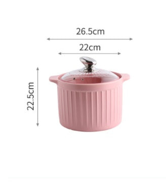 Flame High Temperature Resistant Large Capacity Household Casserole