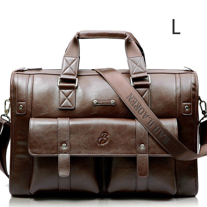 Horizontal Large-capacity Short-distance Business Trip One-shoulder Diagonal Bag Men's Bag