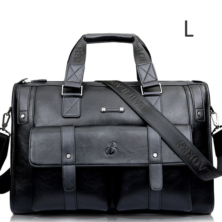 Horizontal Large-capacity Short-distance Business Trip One-shoulder Diagonal Bag Men's Bag