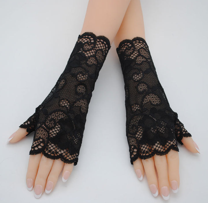 Stretch Lace Gloves Thin And Sexy