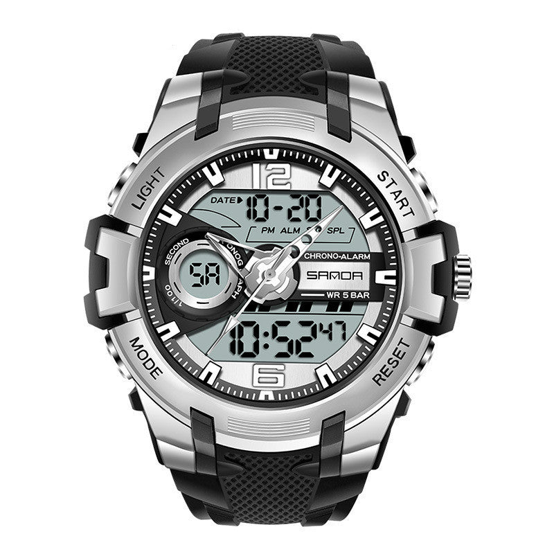 Men's Large Dial Waterproof Watch Personality Electronic Watch Fashion Trend